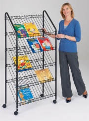 Wire Mobile Literature Rack